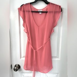 Motherhood maternity top coral